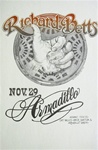 Richard Betts Original Concert Poster
Vintage Rock Poster
Armadillo