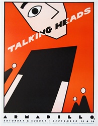 Talking Heads Original Concert Poster
Vintage Rock Poster
Armadillo