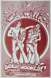 Wet Willie At The Armadillo World Headquarters Original Concert Poster
Vintage Rock Poster