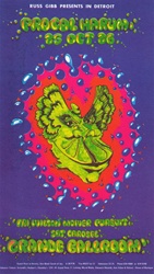 Procol Harum Grande Ballroom Original Concert Postcard
Vintage Rock Poster