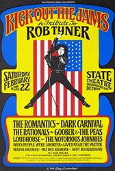 Kick Out The Jams Rob Tyner Tribute Original Concert Poster
Vintage Rock Poster
