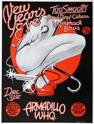 Paul Ray And The Cobras At The Armadillo World Headquarters Original Concert Poster
Vintage Rock Poster