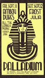 Amboy Dukes At The Palladium In Michigan Original Concert Postcard
Vintage Rock Poster