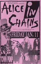 Alice in Chains Original Concert Poster/Flyer
Vintage Rock Poster