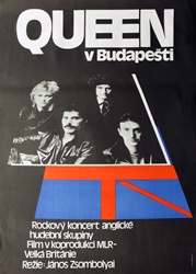 Queen Live In Budapest Original Poster
Vintage Rock Poster