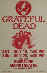 Grateful Dead Original Concert Poster
Vintage Rock Poster