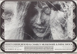 Velvet Underground And Charlie Musselwhite Original Concert Poster
Vintage Rock Poster
Family Dog