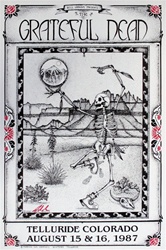 Grateful Dead Original Concert Poster
Vintage Rock Poster
Telluride