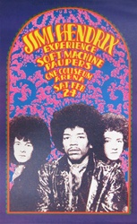 Jimi Hendrix Original Concert Poster
Vintage Rock Poster