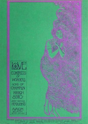 Love and Congress of Wonders Original Concert Postcard
Vintage Rock Poster
Family Dog