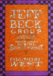 Jeff Beck Group And Spirit Original Concert Poster
Vintage Rock Concert Poster
Lee Conklin
