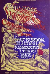 Eric Burdon And The Animals And The Chambers Brothers Original Concert Poster
Vintage Rock Concert Poster
Lee Conklin