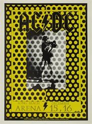 AC/DC Original Concert Poster
Vintage Rock Poster