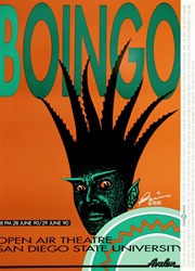 Oingo Boingo Original Concert Poster
Vintage Rock Poster
San Diego State University