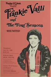 Frankie Valli And The Four Seasons Reunited Original Concert Poster
Vintage Rock Poster