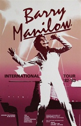 Barry Manilow Original Concert Poster
Vintage Rock Poster