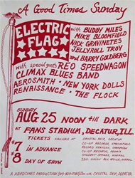 Electric Flag With Aerosmith And The New York Dolls Original Concert Poster
Vintage Rock Poster