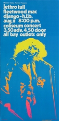 Jethro Tull And Fleetwood Mac Original Concert Poster
Vintage Rock Poster