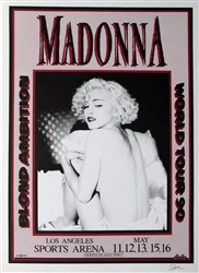 Madonna Original Concert Poster
Vintage Rock Poster
