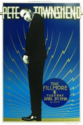 Pete Townshend Original Concert Poster
Vintage Rock Poster
Fillmore