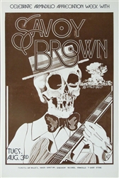 Savoy Brown Armadillo World Headquarters Original Concert Poster
Vintage Rock Poster