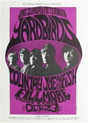 Yardbirds And Country Joe And The Fish Original Poster
Vintage Rock Concert Poster
John Myers

Vintage Rock Concert Postcard
Lee Conklin