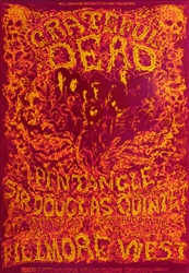 Grateful Dead And Sir Douglas Quintet Original Concert Poster
Vintage Rock Concert Poster
Lee Conklin