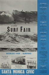 Los Angeles Surf Fair With The Beach Boys Original Concert Poster
Vintage Rock Concert Poster
Beach Boys