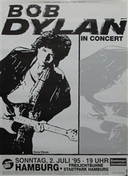 Bob Dylan Original Concert Poster
Vintage Rock Concert Poster
German Concert Poster