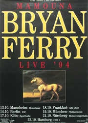 Brian Ferry Original Concert Poster
Vintage Rock Concert Poster
German Concert Poster