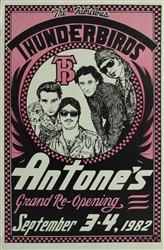 The Fabulous Thunderbirds Original Concert Poster
Vintage Rock Concert Poster
Antones