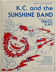 K.C. And The Sunshine Band Original Concert Poster
Vintage Concert Poster