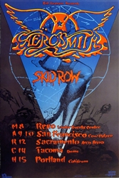 Aerosmith And Skid Row Original Concert Poster
Vintage Concert Poster
Rick Griffin