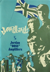 The Yardbirds Jordan Boss Amplifiers Original Poster
Vintage Concert Poster
Jeff Beck