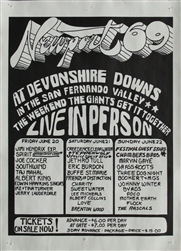 Newport Festival 1969 at Devonshire Downs Original Concert Poster
Original Concert Poster
Jimi Hendrix