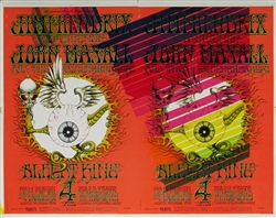 Jimi Hendrix Original Concert Poster Test Proof Sheet
Rick Griffin
Fillmore