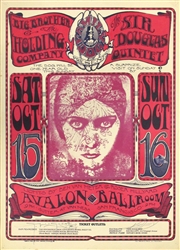 Big Brother and the Holding Company Original Concert Poster
Avalon Ballroom
Stanley Mouse
Alton Kelley