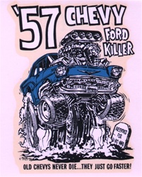 Ed Big Daddy Roth Original Vintage Water slide Decal