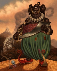 Todd Schorr An Alien in the Land of Make Believe  Limited Edition Giclee
