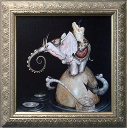 Greg Simkins Wishing Welephant Original Painting