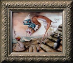 Greg Simkins The Leaving Original Painting