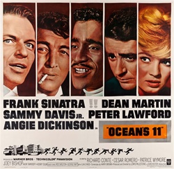 Ocean's 11 Original US Six Sheet
Vintage Movie Poster
Frank Sinatra