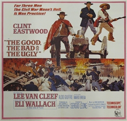 The Good, The Bad And The Ugly Original US Six Sheet
Vintage Movie Poster
Clint Eastwood
