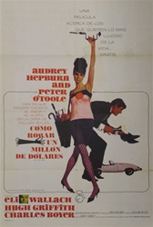 How To Steal A Million Original Spanish One Sheet
Vintage Movie Poster
Audrey Hepburn