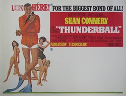 Thunderball Original US Subway
Vintage Movie Poster
James Bond