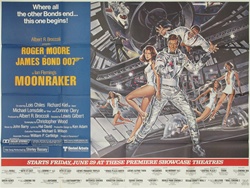Moonraker Original US Subway
Vintage Movie Poster
James Bond
Roger Moore