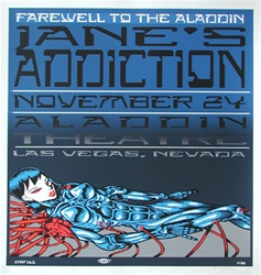 Taz Janes Addiction Original Rock Concert Poster