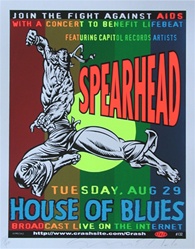 Taz Spearhead Original Rock Concert Poster