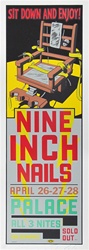 Taz Nine Inch Nails Original Rock Concert Poster