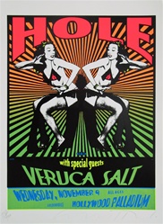 Taz Hole And Veruca Salt Original Rock Concert Poster